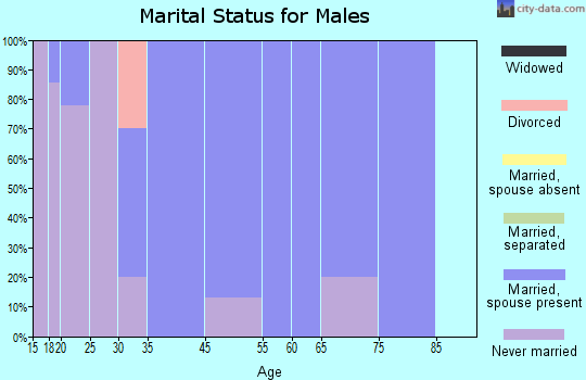 Casstown marital status for males
