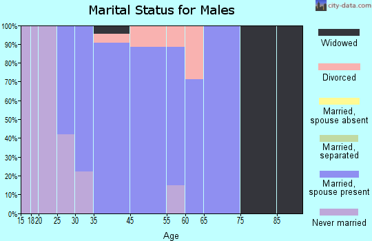 Choctaw Lake marital status for males