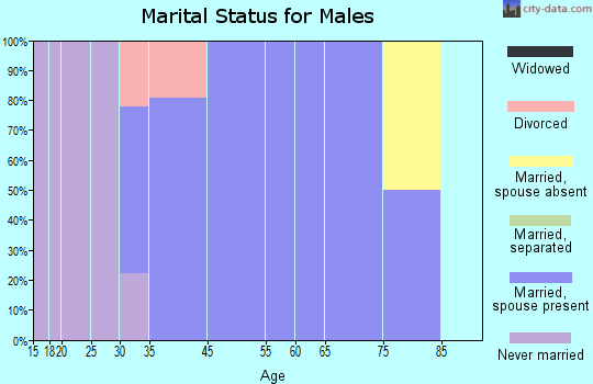 Custar marital status for males