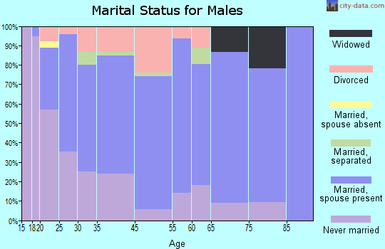 Dennison marital status for males