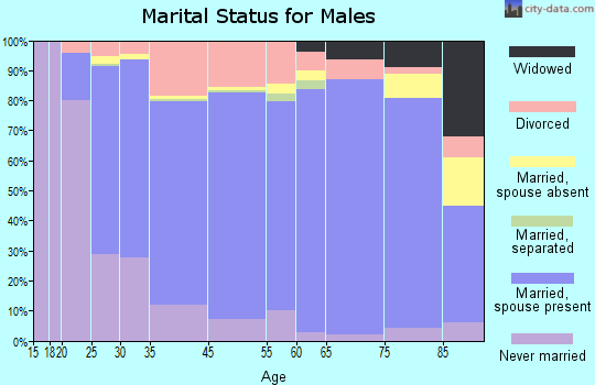 Dover marital status for males