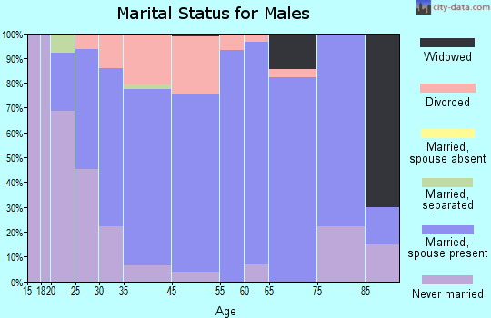 Dresden marital status for males