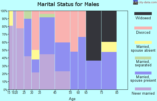 Drexel marital status for males