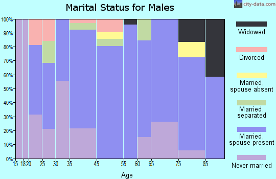 Ariton marital status for males