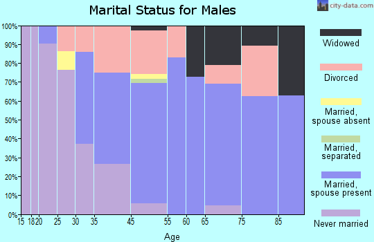 Fort McKinley marital status for males