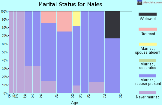 Galena marital status for males