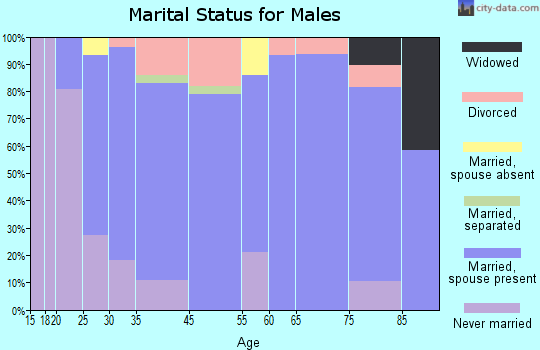 Garrettsville marital status for males