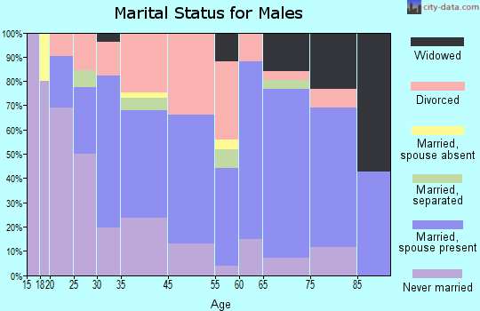 Geneva-on-the-Lake marital status for males