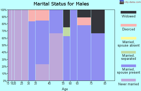 Gratiot marital status for males