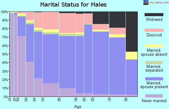 Hamilton marital status for males