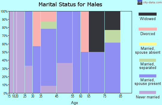 Harrisville marital status for males