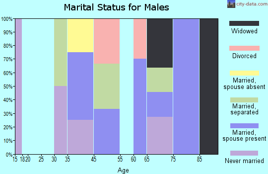 Geiger marital status for males
