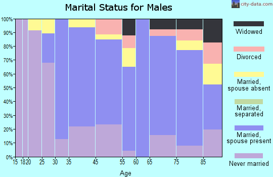 Broadmoor marital status for males