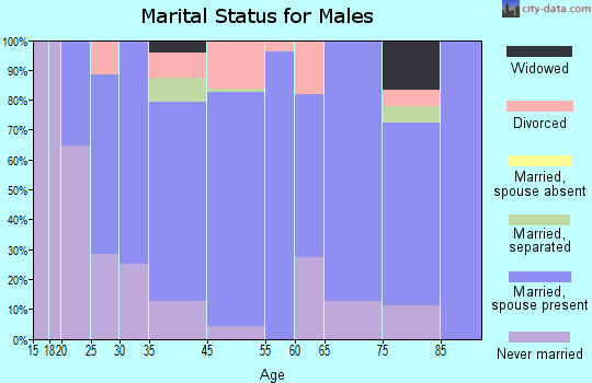 Matamoras marital status for males