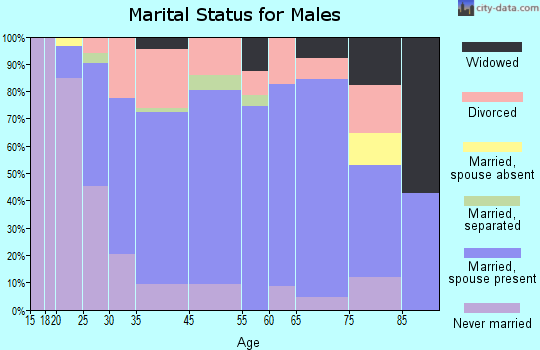 Mechanicsburg marital status for males