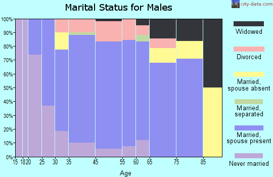 Milan marital status for males