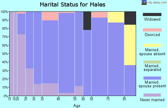 Minster marital status for males