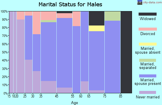 Mogadore marital status for males