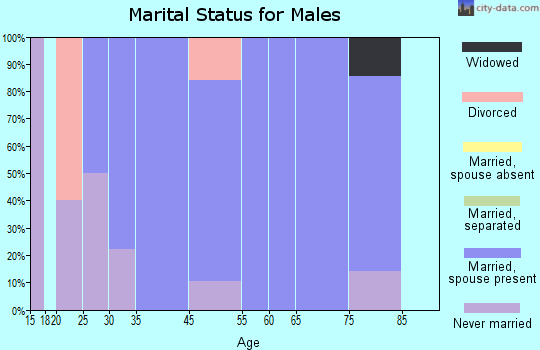 New Alexandria marital status for males