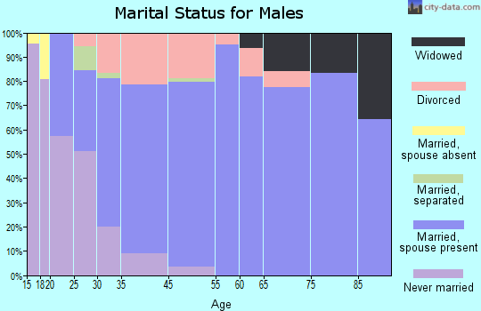 New Carlisle marital status for males
