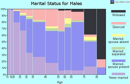 Norwood marital status for males