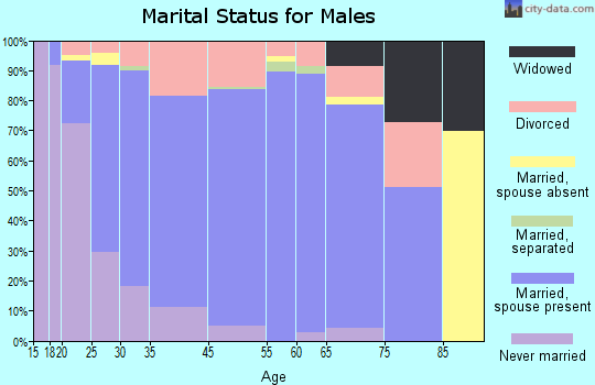 Pataskala marital status for males