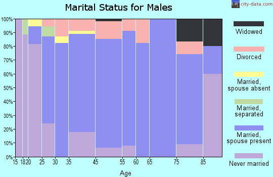 Paulding marital status for males