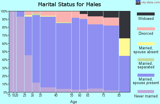 Perrysburg marital status for males