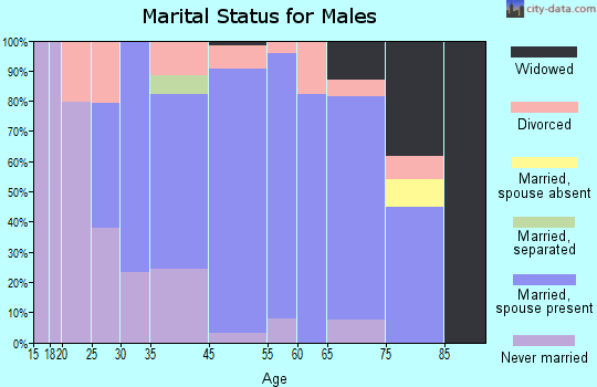 Richfield marital status for males