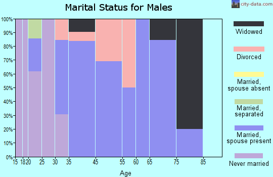 Savannah marital status for males