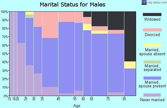 Sebring marital status for males