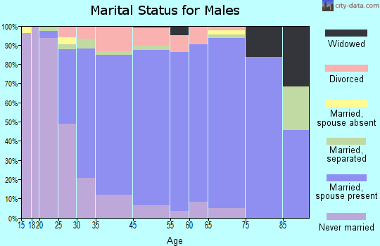 Sheffield Lake marital status for males