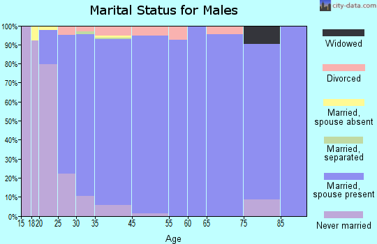 Springboro marital status for males