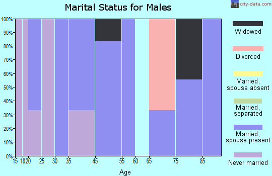 Stone Creek marital status for males