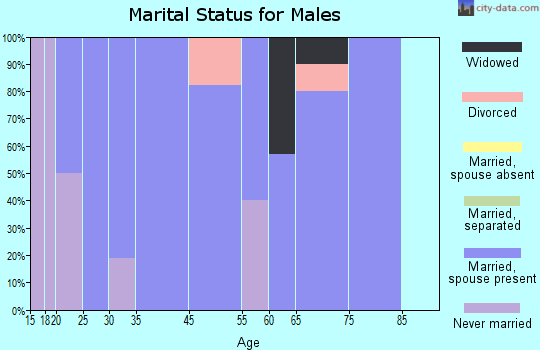 Summerfield marital status for males