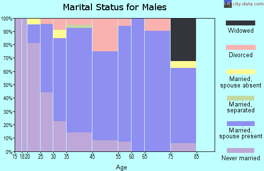 Summerside marital status for males