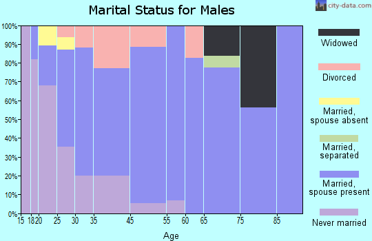 Syracuse marital status for males