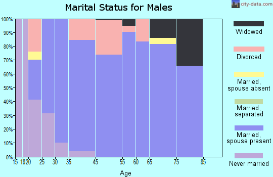 Union marital status for males