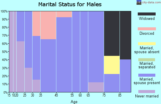 Vinton marital status for males