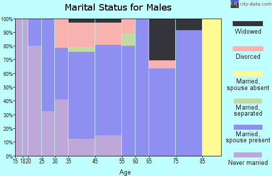 Walbridge marital status for males