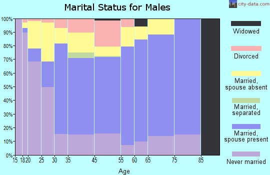 Castroville marital status for males
