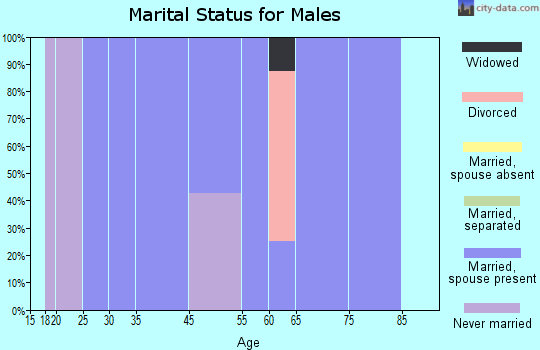 Albion marital status for males