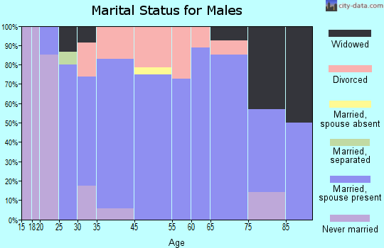 Alex marital status for males