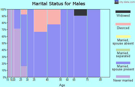 Amber marital status for males
