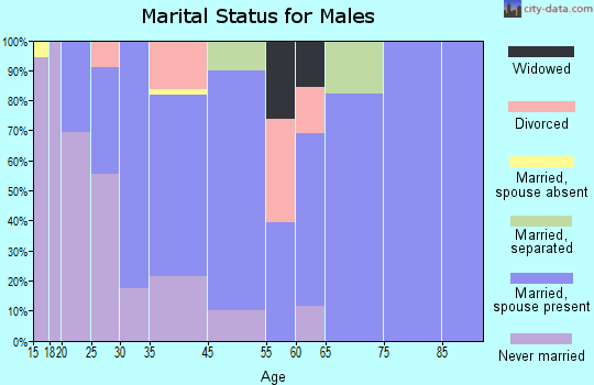 Beggs marital status for males