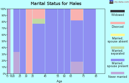 Breckenridge marital status for males