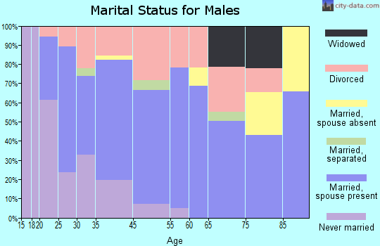 Bristow marital status for males