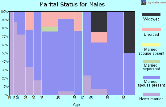 Dewar marital status for males