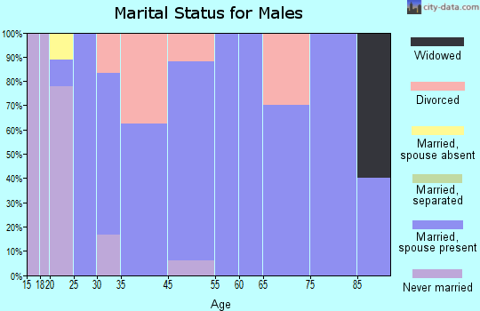 Dibble marital status for males