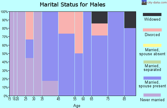 Gotebo marital status for males